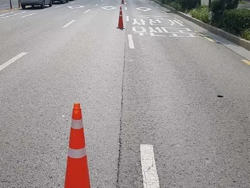 시공 전 균열부위